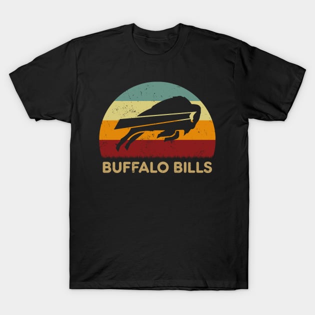 Retro Sunset - Buffalo Bills Club T-Shirt by GoodIdeaTees